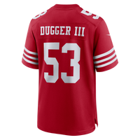 Jaden Dugger San Francisco 49ers Football Jersey, Scarlet Sportswear Jersey Shirt, Lightweight Breathable Athletic Jersey, Casual Gift for Men