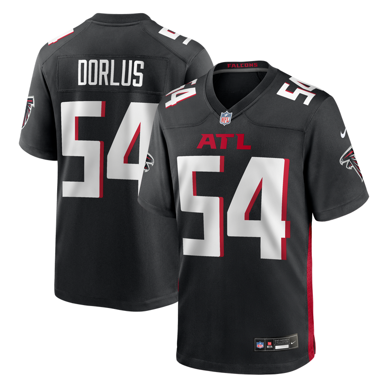Brandon Dorlus Atlanta Falcons Football Jersey, Black Game Sportswear Jersey Shirt, Lightweight Breathable Athletic Jersey, Casual Gift for Men