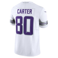 Cris Carter Minnesota Vikings Football Jersey, White Sportswear Jersey Shirt, Lightweight Breathable Athletic Jersey, Casual Gift for Men