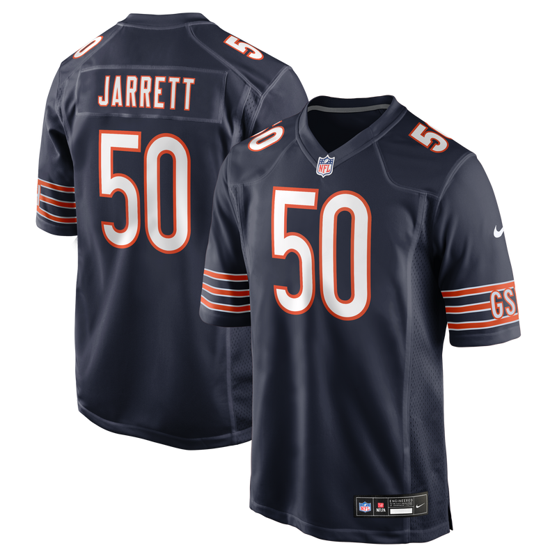 Grady Jarrett Chicago Bears Football Jersey, Navy Game Sportswear Jersey Shirt, Lightweight Breathable Athletic Jersey, Casual Gift for Men