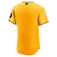 Pittsburgh Pirates Baseball Jersey, Gold Sportswear Jersey Shirt, Lightweight Breathable Athletic Jersey, Casual Gift for Men, Style 4884402