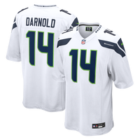 Sam Darnold Seattle Seahawks Football Jersey, White Game Sportswear Jersey Shirt, Lightweight Breathable Athletic Jersey, Casual Gift for Men