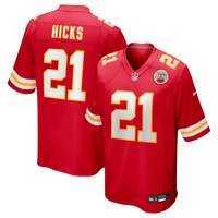 Jaden Hicks Kansas City Chiefs Football Jersey, Red Game Sportswear Jersey Shirt, Lightweight Breathable Athletic Jersey, Casual Gift for Men