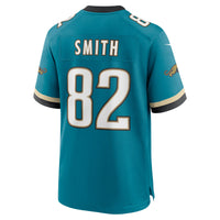 Jimmy Smith Jacksonville Jaguars Football Jersey, Teal Game Sportswear Jersey Shirt, Lightweight Breathable Athletic Jersey, Casual Gift for Men