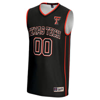 Texas Tech Red Raiders Basketball Jersey, Black Lightweight Sportswear Jersey Shirt, Sleeveless Athletic Tank Jersey, Casual Gift for Men
