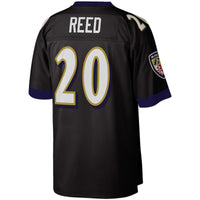 Ed Reed Baltimore Ravens Football Jersey, Black Replica Sportswear Jersey Shirt, Lightweight Breathable Athletic Jersey, Casual Gift for Men