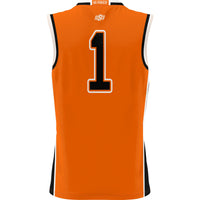 Oklahoma State Cowboys Basketball Jersey, Orange Lightweight Sportswear Jersey Shirt, Sleeveless Athletic Tank Jersey, Casual Gift for Men