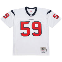 DeMeco Ryans Houston Texans Football Jersey, White Replica Sportswear Jersey Shirt, Lightweight Breathable Athletic Jersey, Casual Gift for Men