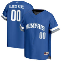 Memphis Tigers Baseball Jersey, Royal Sportswear Jersey Shirt, Lightweight Breathable Athletic Jersey, Casual Gift for Men, Style 203336536