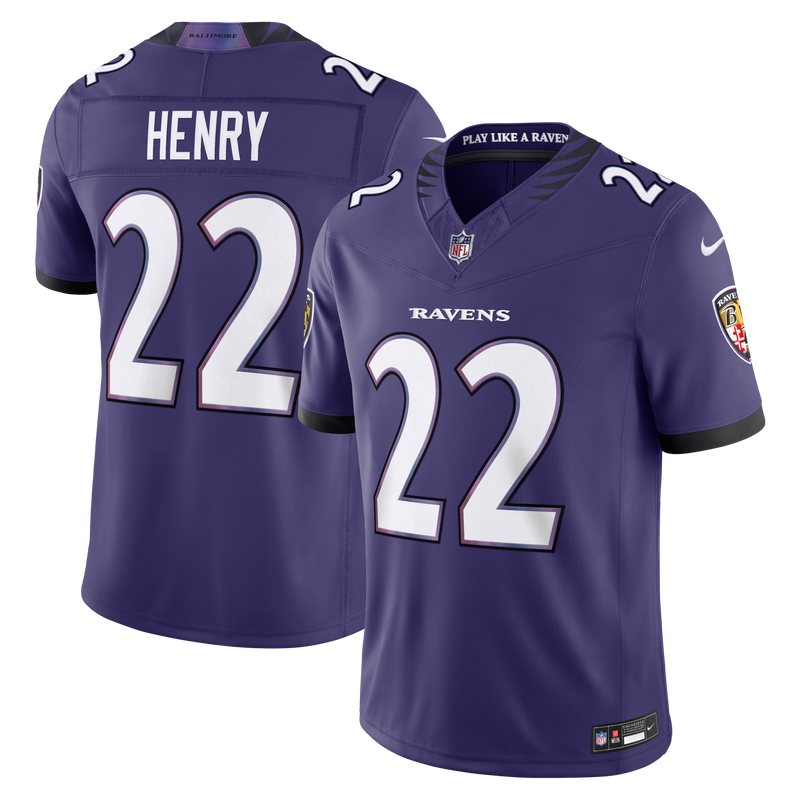 Derrick Henry Baltimore Ravens Football Jersey, Purple Sportswear Jersey Shirt, Lightweight Breathable Athletic Jersey, Casual Gift for Men
