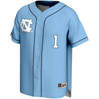 North Carolina Tar Heels Softball Jersey, Sportswear Jersey Shirt, Lightweight Breathable Athletic Jersey, Casual Gift for Men, Style 201230050