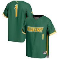 William & Mary Tribe Baseball Jersey, Sportswear Jersey Shirt, Lightweight Breathable Athletic Jersey, Casual Gift for Men, Style 201141739