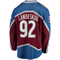 Gabriel Landeskog Colorado Avalanche Hockey Jersey, Burgundy Sportswear Jersey Shirt, Long Sleeve Hockey Sweater Jersey, Casual Gift for Men