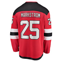 Jacob Markstrom New Jersey Devils Hockey Jersey, Red Breakaway Sportswear Jersey Shirt, Long Sleeve Hockey Sweater Jersey, Casual Gift for Men
