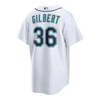 Logan Gilbert Seattle Mariners Baseball Jersey, White Sportswear Jersey Shirt, Lightweight Breathable Athletic Jersey, Casual Gift for Men