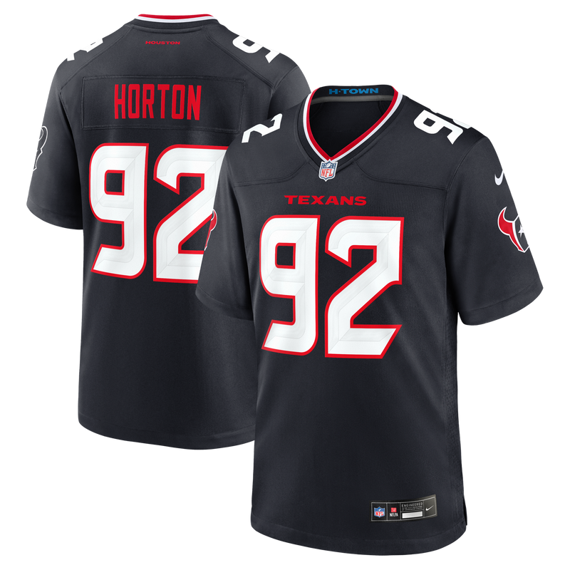 Dylan Horton Houston Texans Football Jersey, Navy Game Sportswear Jersey Shirt, Lightweight Breathable Athletic Jersey, Casual Gift for Men