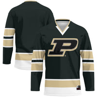 Purdue Boilermakers Hockey Jersey, Gold Sportswear Jersey Shirt, Long Sleeve Hockey Sweater Jersey, Casual Gift for Men