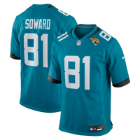 R. Jay Soward Jacksonville Jaguars Football Jersey, Teal Sportswear Jersey Shirt, Lightweight Breathable Athletic Jersey, Casual Gift for Men