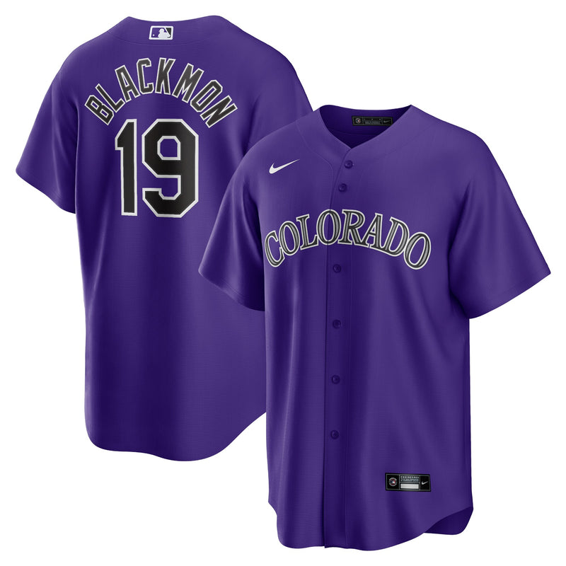 Charlie Blackmon Colorado Rockies Baseball Jersey, Purple Sportswear Jersey Shirt, Lightweight Breathable Athletic Jersey, Casual Gift for Men