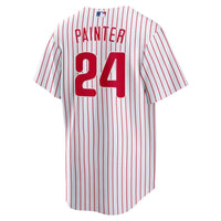 Andrew Painter Philadelphia Phillies Baseball Jersey, White Sportswear Jersey Shirt, Lightweight Breathable Athletic Jersey, Casual Gift for Men