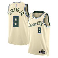 Bobby Portis Milwaukee Bucks Basketball Jersey, Cream Swingman Sportswear Jersey Shirt, Sleeveless Athletic Tank Jersey, Casual Gift for Men
