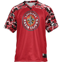 Louisiana Ragin' Cajuns Football Jersey, Maroon Sportswear Jersey Shirt, Lightweight Breathable Athletic Jersey, Casual Gift for Men