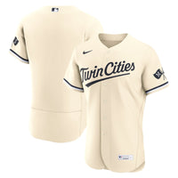 Minnesota Twins Baseball Jersey, Cream Authentic Alternate Sportswear Jersey Shirt, Lightweight Breathable Athletic Jersey, Casual Gift for Men