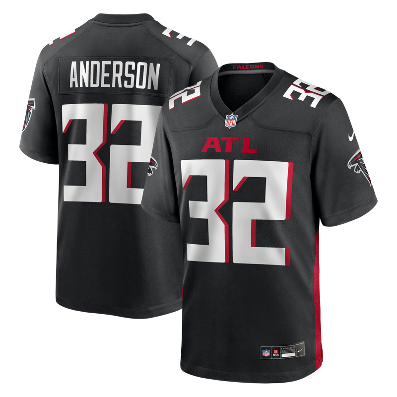 Jamal Anderson Atlanta Falcons Football Jersey, Black Game Sportswear Jersey Shirt, Lightweight Breathable Athletic Jersey, Casual Gift for Men