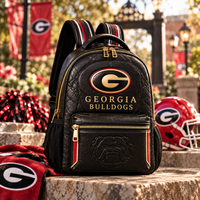 UGA - Oval Emblem, Crimson Line and Quiet Restraint