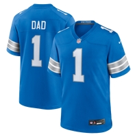 Number Dad Detroit Lions Football Jersey, Blue Game Sportswear Jersey Shirt, Lightweight Breathable Athletic Jersey, Casual Gift for Men