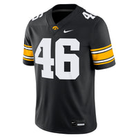 Iowa Hawkeyes Football Jersey, Black Game Sportswear Jersey Shirt, Lightweight Breathable Athletic Jersey, Casual Gift for Men, Style 202709866