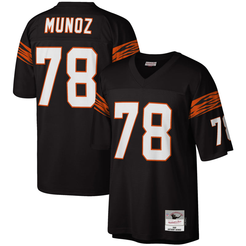 Anthony Muñoz Cincinnati Bengals Football Jersey, Black Sportswear Jersey Shirt, Lightweight Breathable Athletic Jersey, Casual Gift for Men