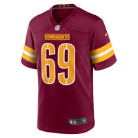Tyler Ott Washington Commanders Football Jersey, Burgundy Sportswear Jersey Shirt, Lightweight Breathable Athletic Jersey, Casual Gift for Men