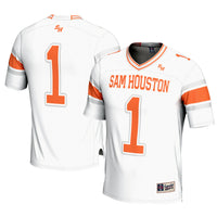 Sam Houston State Bearkats Football Jersey, White Sportswear Jersey Shirt, Lightweight Breathable Athletic Jersey, Casual Gift for Men