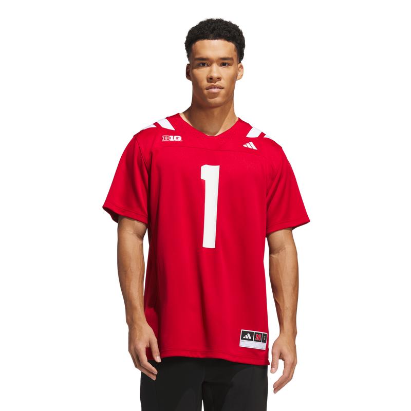 Nebraska Huskers Football Jersey, Scarlet Sportswear Jersey Shirt, Lightweight Breathable Athletic Jersey, Casual Gift for Men, Style 203634191