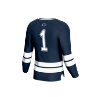 Penn State Nittany Lions Hockey Jersey, Navy Sportswear Jersey Shirt, Long Sleeve Hockey Sweater Jersey, Casual Gift for Men, Style 203020103
