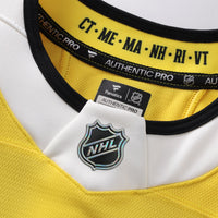 Boston Bruins Hockey Jersey, Gold Authentic Sportswear Jersey Shirt, Long Sleeve Hockey Sweater Jersey, Casual Gift for Men
