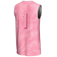 Vanderbilt Commodores Lightweight Basketball Jersey, Pink Fashion Sportswear Jersey Shirt, Sleeveless Athletic Tank Jersey, Casual Gift for Men
