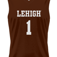 Lehigh Mountain Hawks Basketball Jersey, Brown Sportswear Jersey Shirt, Sleeveless Athletic Tank Jersey, Casual Gift for Men, Style 200939475