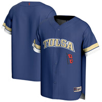 Tulsa Golden Hurricane Baseball Jersey, Royal Sportswear Jersey Shirt, Lightweight Breathable Athletic Jersey, Casual Gift for Men
