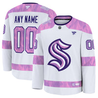 Seattle Kraken Hockey Jersey, White Sportswear Jersey Shirt, Long Sleeve Hockey Sweater Jersey, Casual Gift for Men, Style 202532975