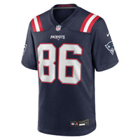 Efton Chism III New England Patriots Football Jersey, Navy Sportswear Jersey Shirt, Lightweight Breathable Athletic Jersey, Casual Gift for Men