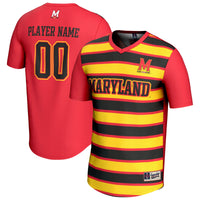 Maryland Terrapins Soccer Jersey, Red Fashion Sportswear Jersey Shirt, Lightweight Breathable Athletic Jersey, Casual Gift for Men