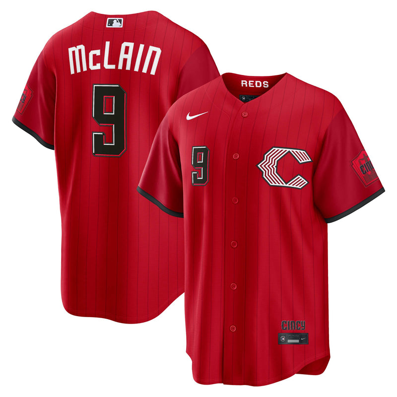 Matt McLain Cincinnati Reds Baseball Jersey, Red Sportswear Jersey Shirt, Lightweight Breathable Athletic Jersey, Casual Gift for Men