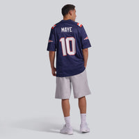 Drake Maye New England Patriots Football Jersey, Navy Game Sportswear Jersey Shirt, Lightweight Breathable Athletic Jersey, Casual Gift for Men