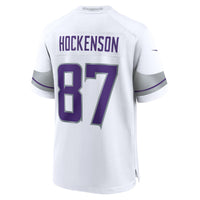 T.J. Hockenson Minnesota Vikings Football Jersey, White Sportswear Jersey Shirt, Lightweight Breathable Athletic Jersey, Casual Gift for Men