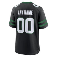 New York Jets Football Jersey, Black Game Alternate Sportswear Jersey Shirt, Lightweight Breathable Athletic Jersey, Casual Gift for Men