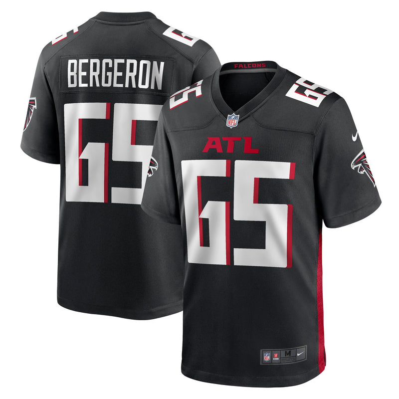 Matthew Bergeron Atlanta Falcons Football Jersey, Black Sportswear Jersey Shirt, Lightweight Breathable Athletic Jersey, Casual Gift for Men