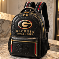 UGA - Oval Emblem, Crimson Line and Quiet Restraint
