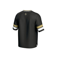 UCF Knights Football Jersey, Black Sportswear Jersey Shirt, Lightweight Breathable Athletic Jersey, Casual Gift for Men, Style 202414555